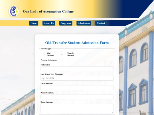 thesisolac/old_student screenshot