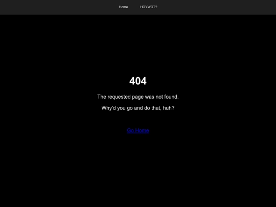 not_found screenshot