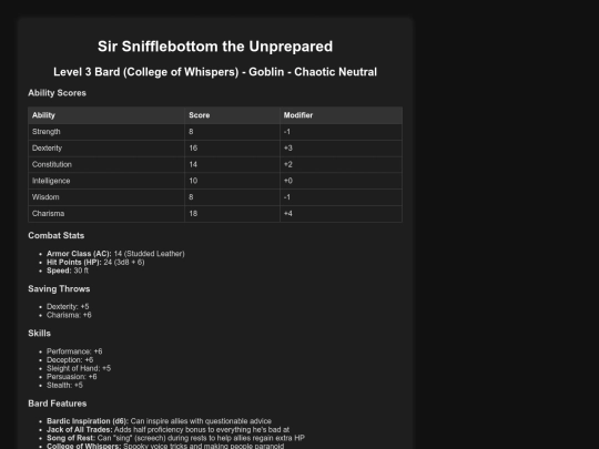 snifflebottom screenshot
