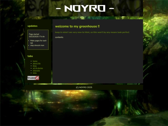 index screenshot