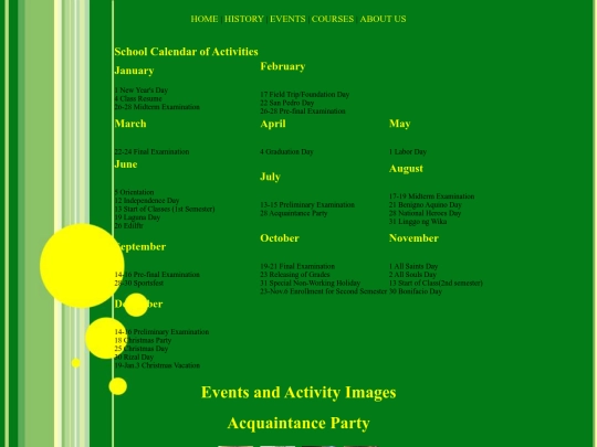 comsite/events screenshot