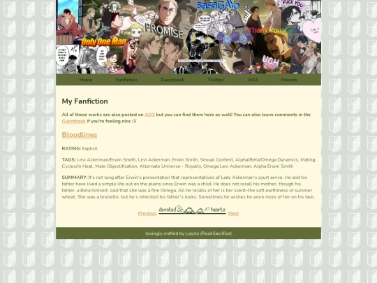 fanfiction screenshot