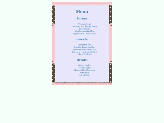 drinkcounter-menus screenshot