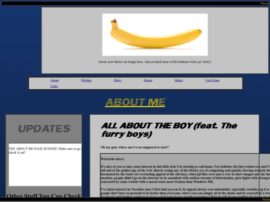 Pages/about screenshot
