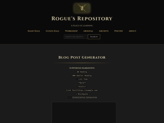 generator screenshot