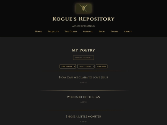 poetry screenshot