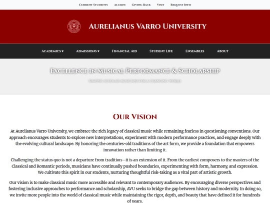 Test Pages/university/universityhome screenshot