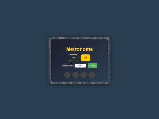 games/metronome screenshot