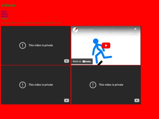 videos screenshot