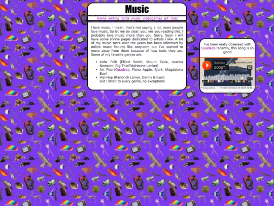 music screenshot