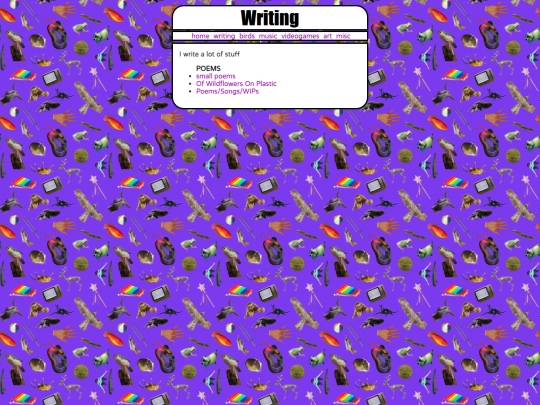writing screenshot