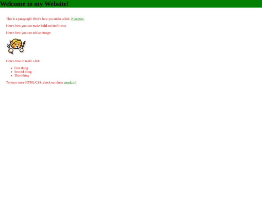 index screenshot