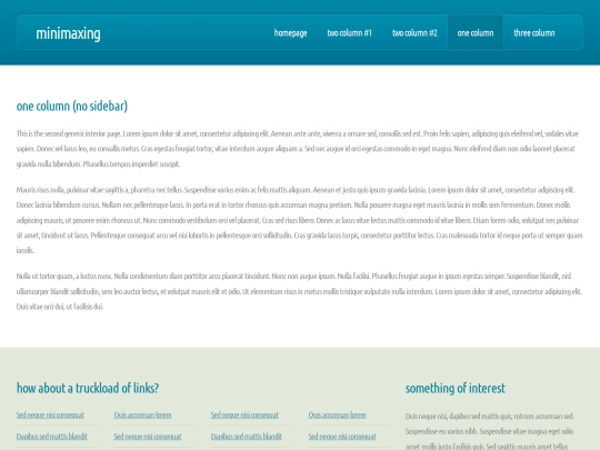 profile/onecolumn screenshot