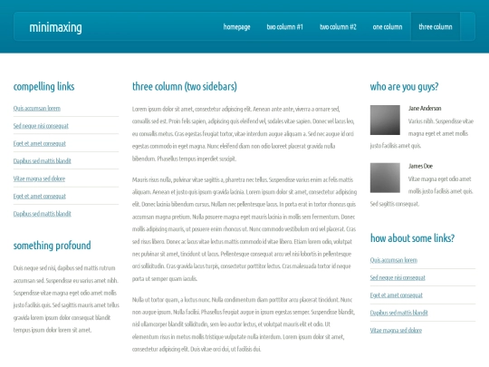 profile/threecolumn screenshot