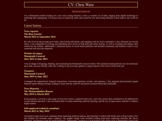 cv screenshot