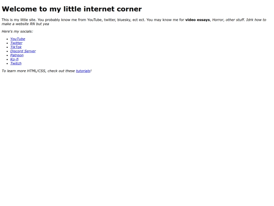 index screenshot