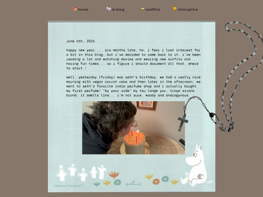 blog screenshot