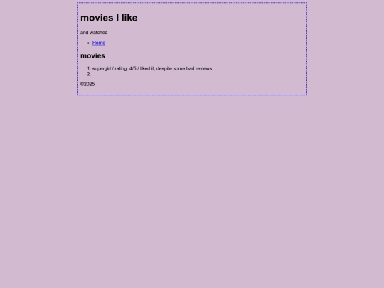 articles/movies screenshot