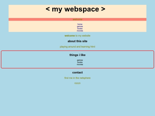 index screenshot