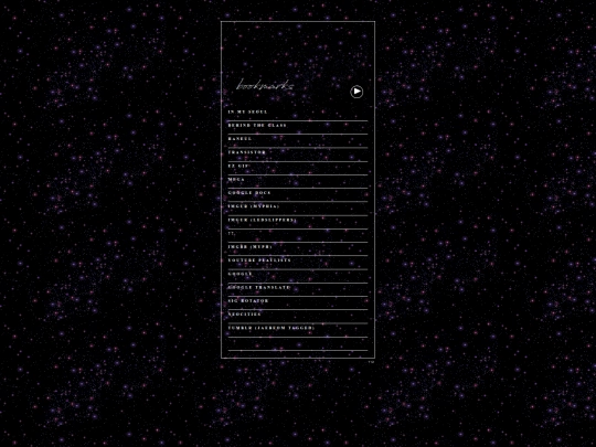 bookmarks screenshot