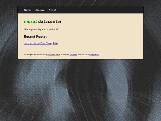 index screenshot