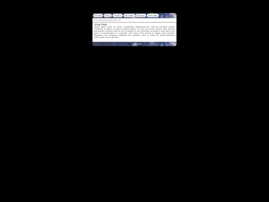 blog screenshot