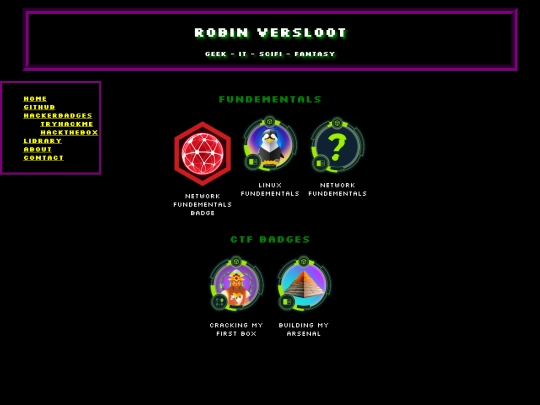 badgespage screenshot