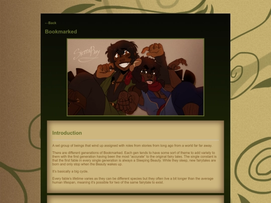 storylist/beanstalked/bookmarked screenshot