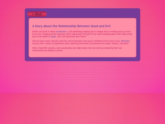 storylist/glitterandguilt/gagplot screenshot
