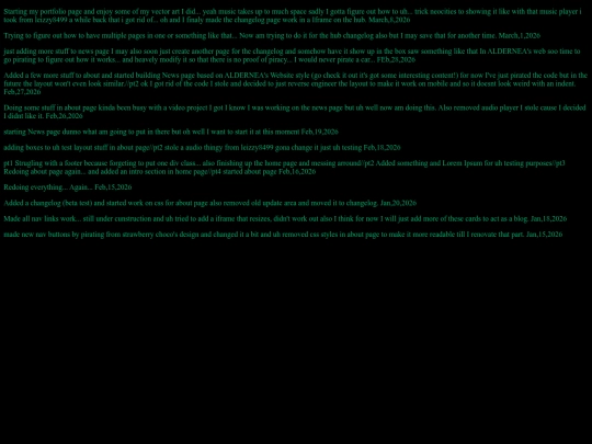 ChangeLog screenshot