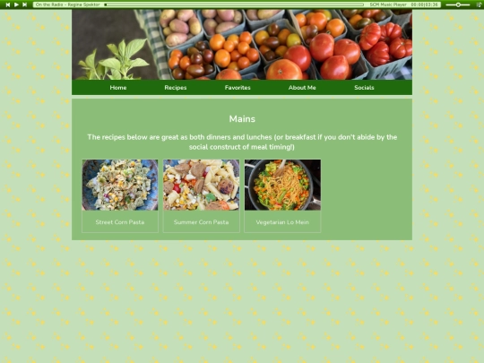 recipe pages/mains screenshot