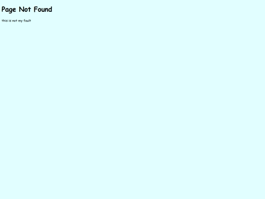 not_found screenshot