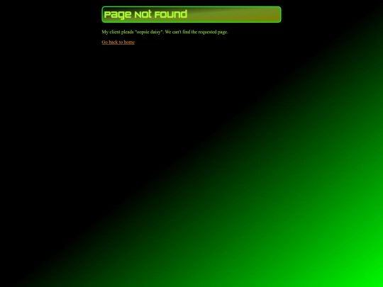 not_found screenshot