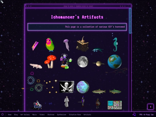 artifacts screenshot