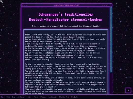 crumble screenshot