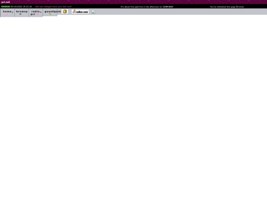 menu/prlonline screenshot