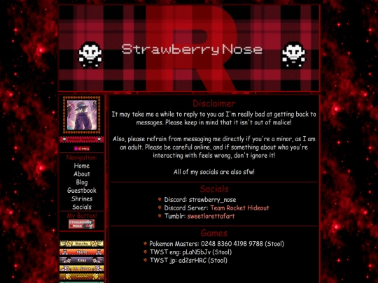 Socials screenshot