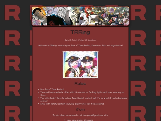 webring/TRRing screenshot