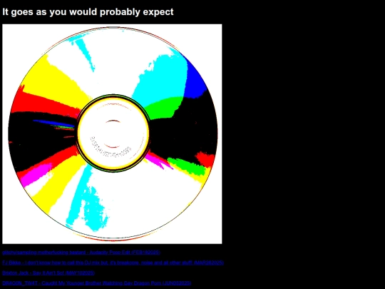 discography screenshot