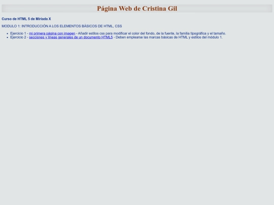 index screenshot