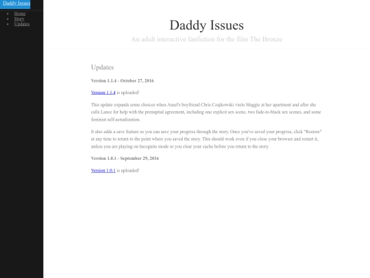 updates screenshot