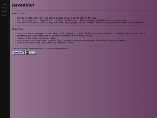 info screenshot