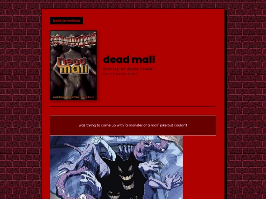 pictures/reviews/deadmall screenshot