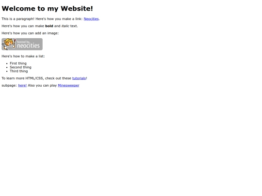 index screenshot