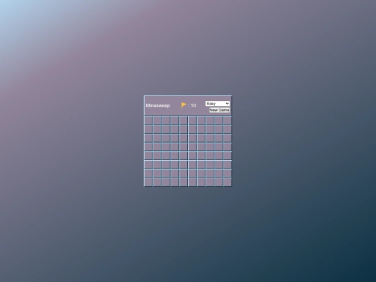 minesweep/game screenshot