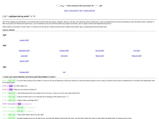 blog screenshot