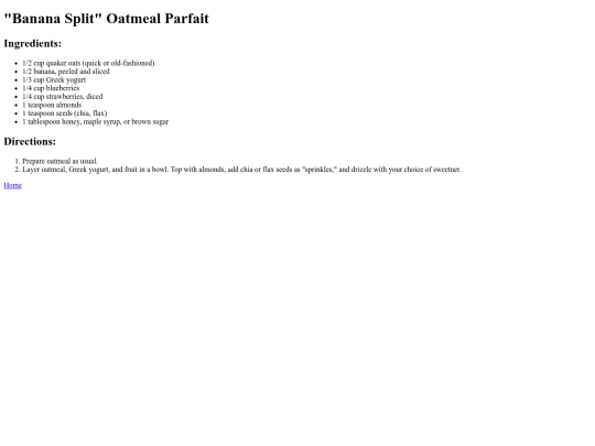 miscellaneous/banana_split_oatmeal_parfait screenshot
