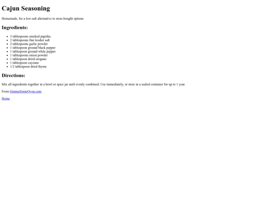 spice_blends/cajun_seasoning screenshot