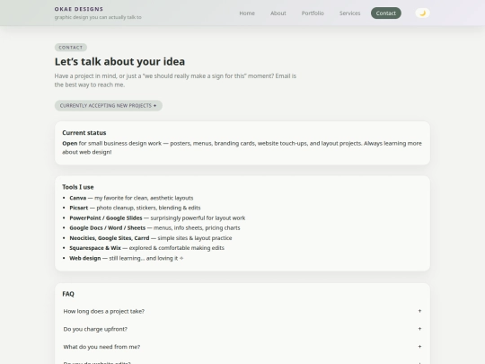 contact screenshot