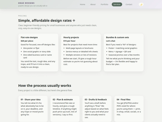 services screenshot